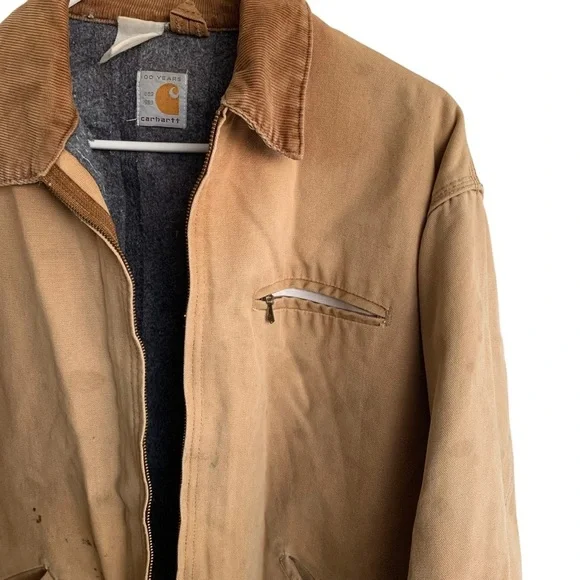 Vintage Carhartt Jacket 1989 100 Year Anniversary Detroit Work